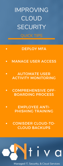 How to improve cloud security - list of 6 tips